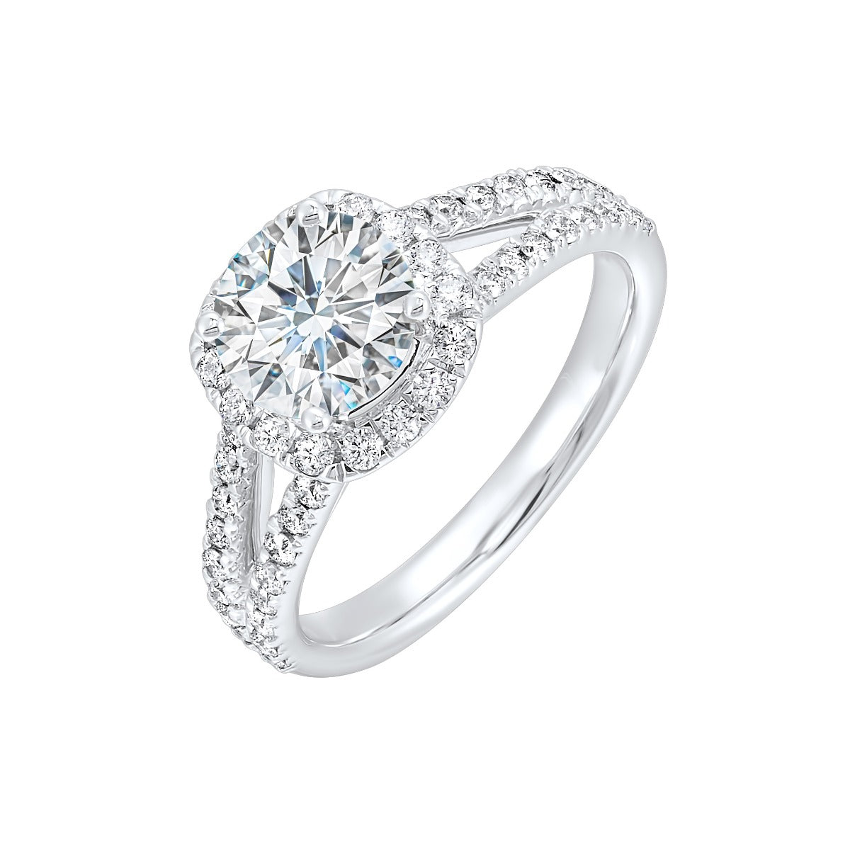 Eternal Grace Halo Semi-Mount Ring 1 CTW