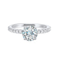 Timeless Spark Solitaire Semi-Mount Ring .24 CTW