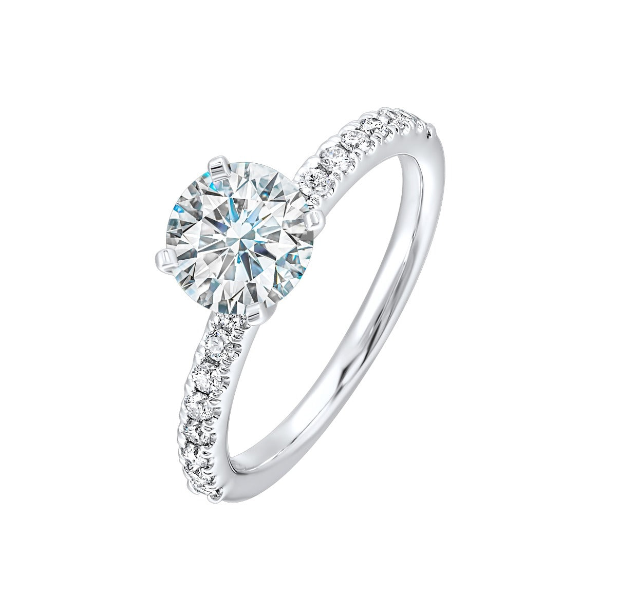Timeless Spark Solitaire Semi-Mount Ring .24 CTW