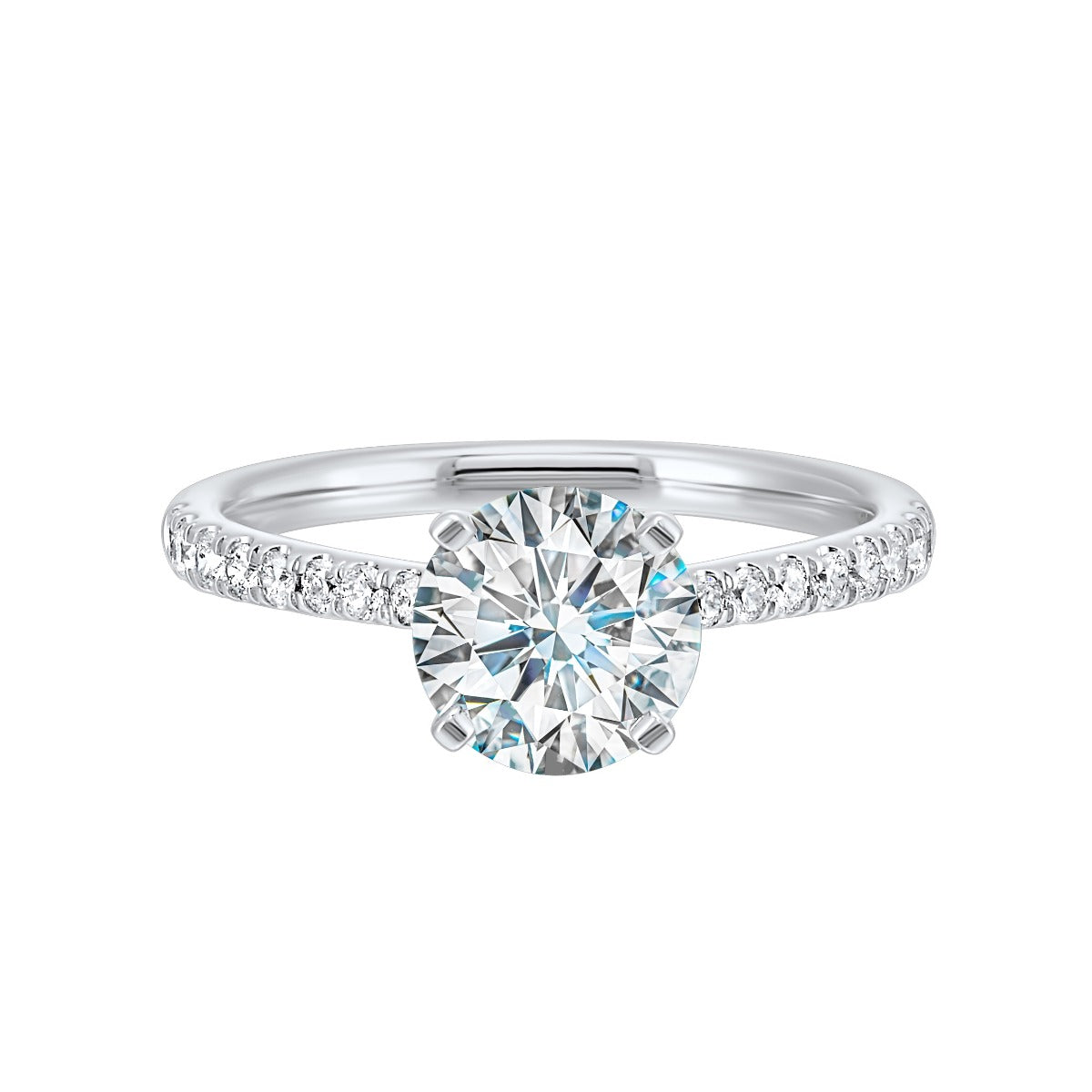 Eternal Elegance Solitaire Semi-Mount Ring .24 CTW