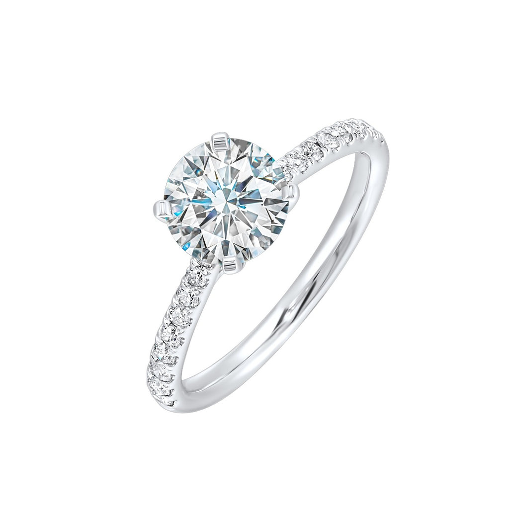 Eternal Elegance Solitaire Semi-Mount Ring .24 CTW