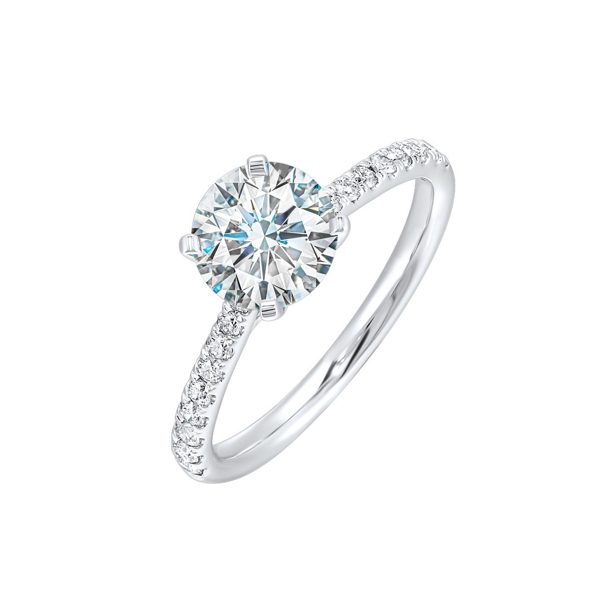 Eternal Elegance Solitaire Semi-Mount Ring .24 CTW