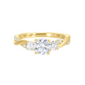 Golden Embrace Diamond Semi-Mount .50 CTW