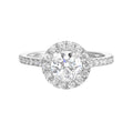 Luxe Halo Spark Semi-Mount Ring .47 CTW