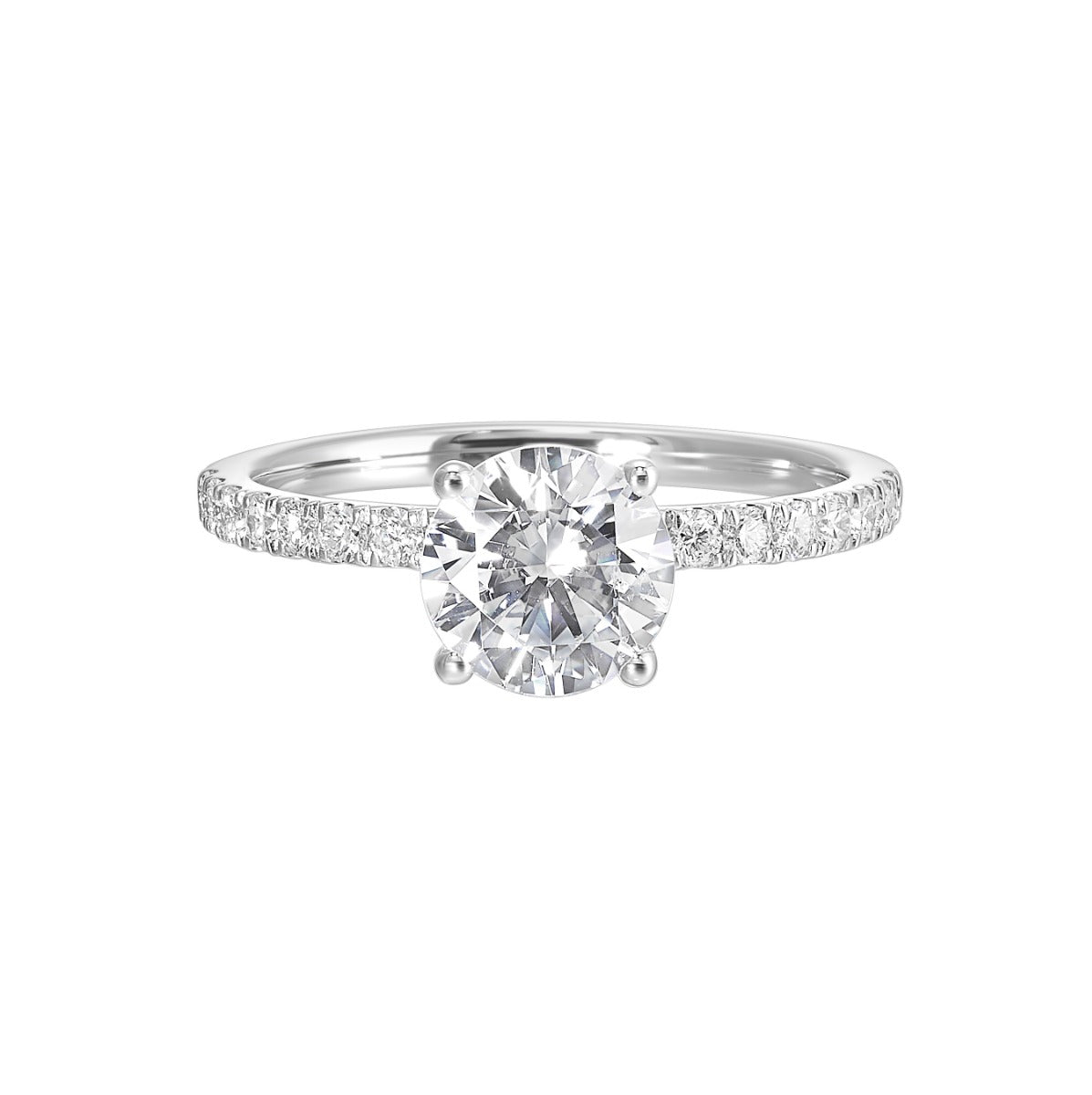 Hidden Halo Grace Semi-Mount Ring .38CTW