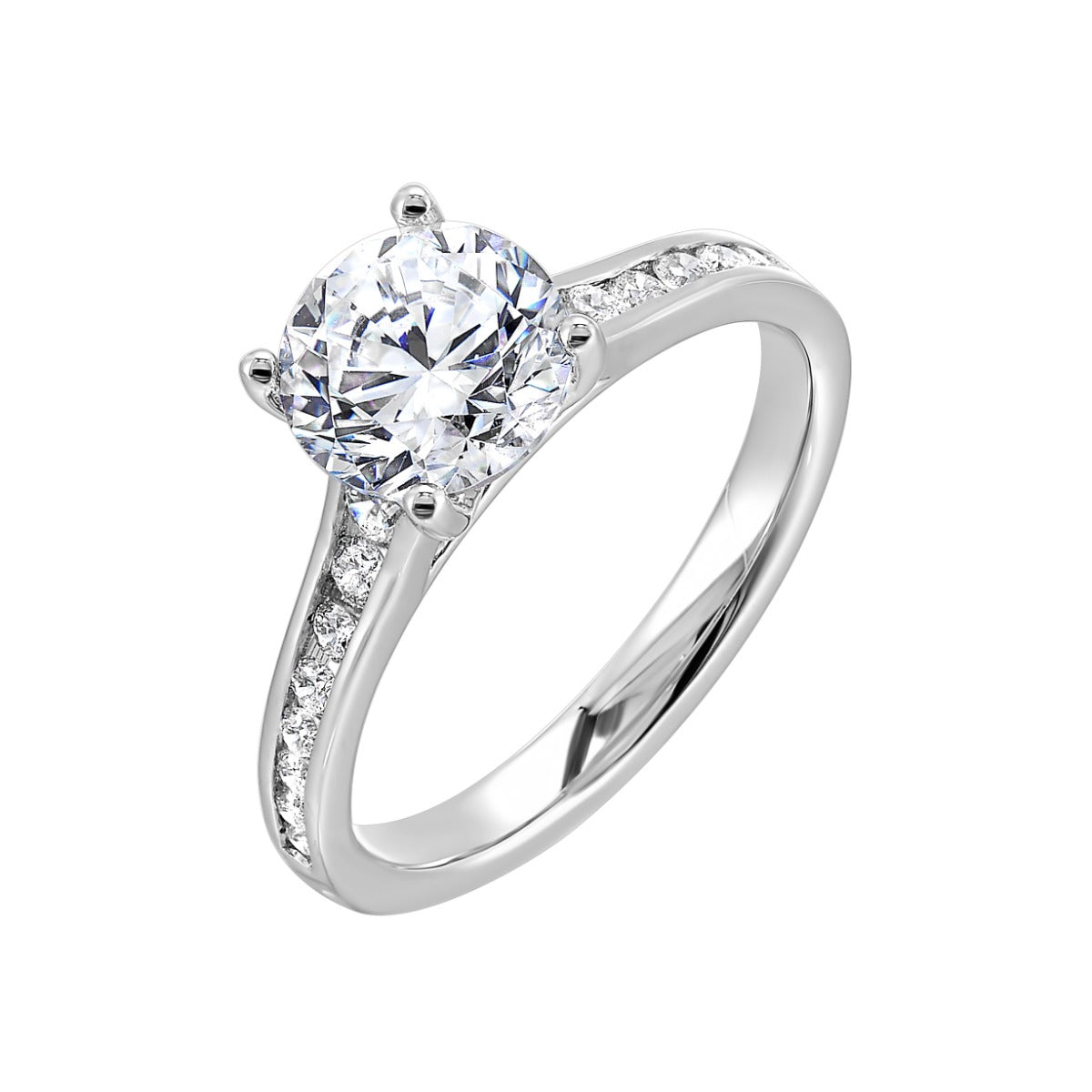 Timeless Channel Solitaire Semi Mount .34CTW