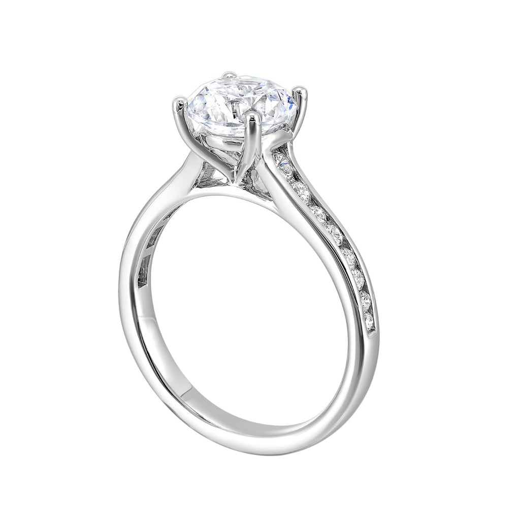 Timeless Channel Solitaire Semi Mount .34CTW