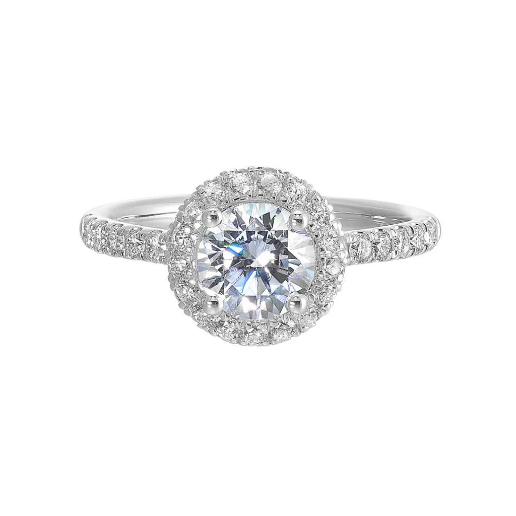 Radiant Halo Sparkle Semi Mount .6CTW