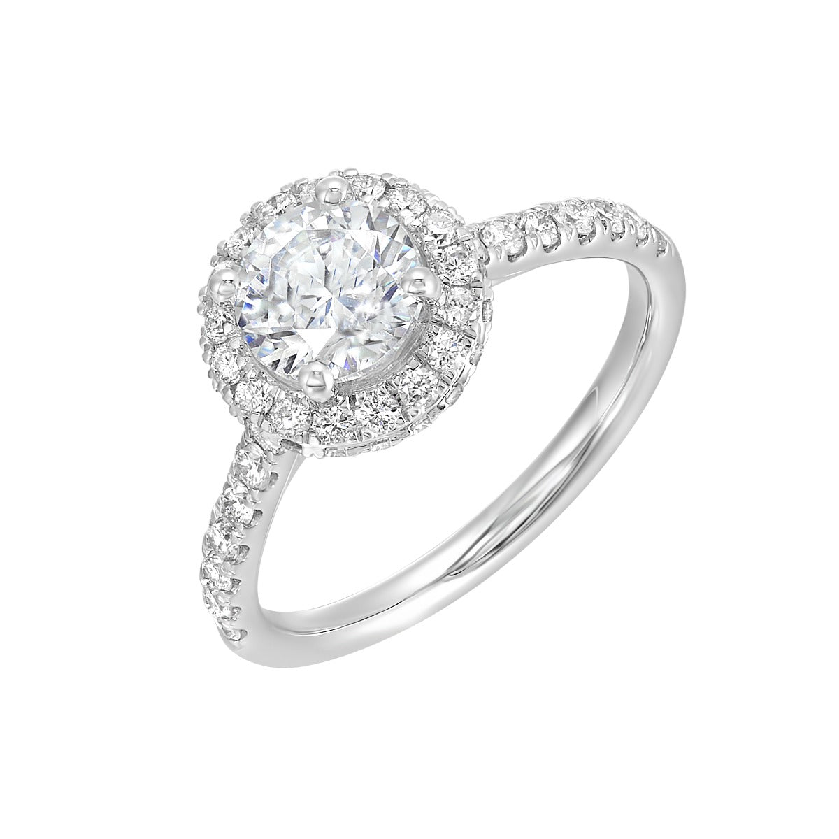 Radiant Halo Sparkle Semi Mount .6CTW
