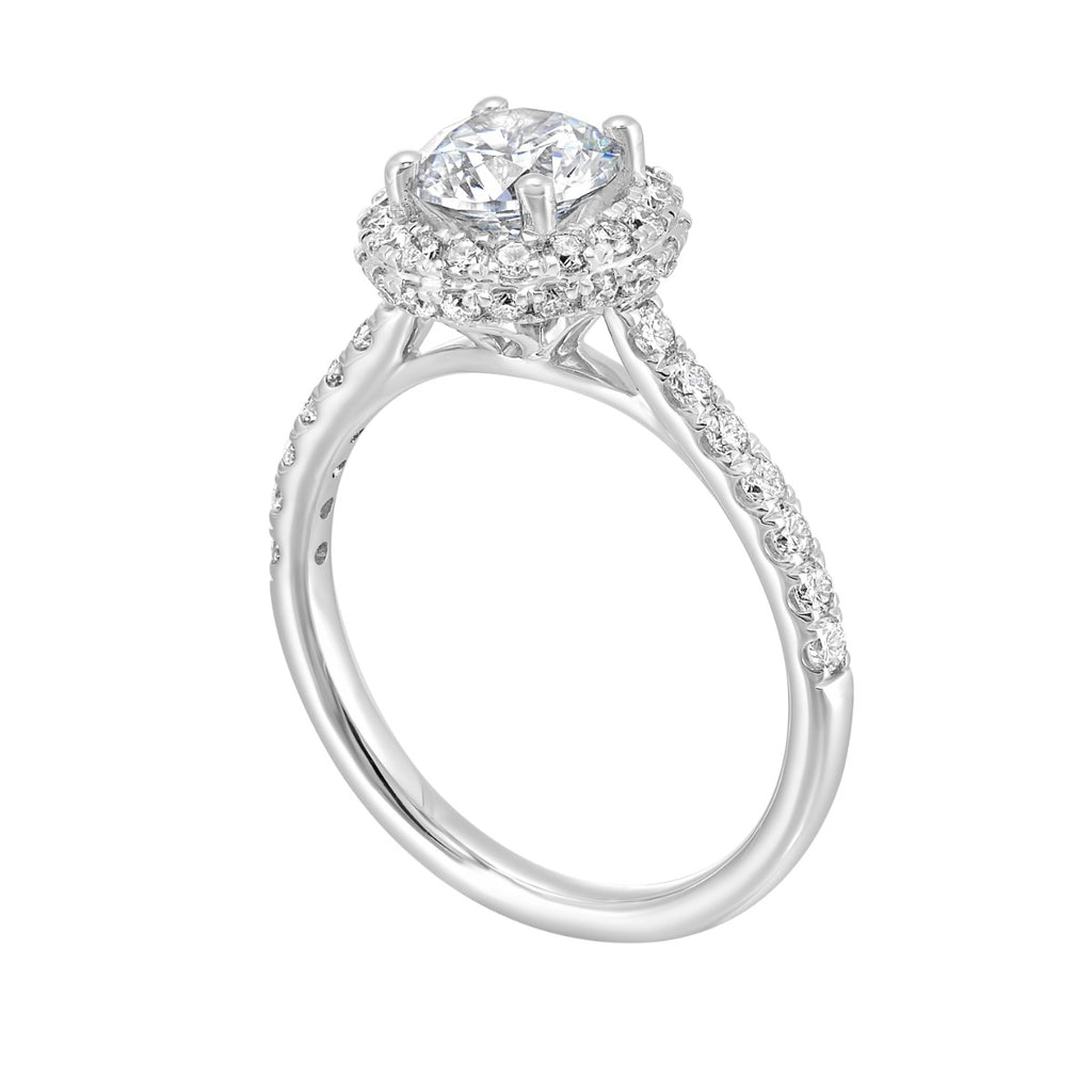 Radiant Halo Sparkle Semi Mount .6CTW