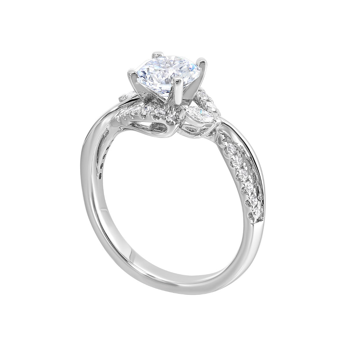 Nature’s Harmony Trio Semi-Mount Ring .29CTW