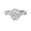 Halo Embrace Elegance Semi-Mount Ring .53CTW