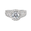 Eternal Glow Diamond Semi-Mount Ring 1.33CTW