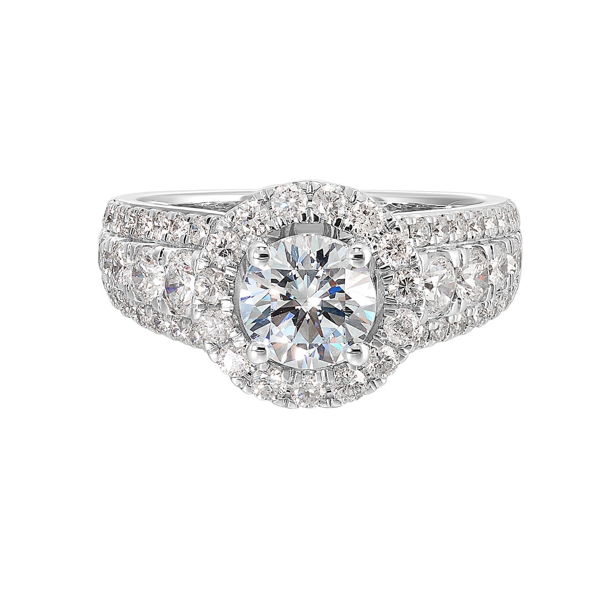 Eternal Glow Diamond Semi-Mount Ring 1.33CTW