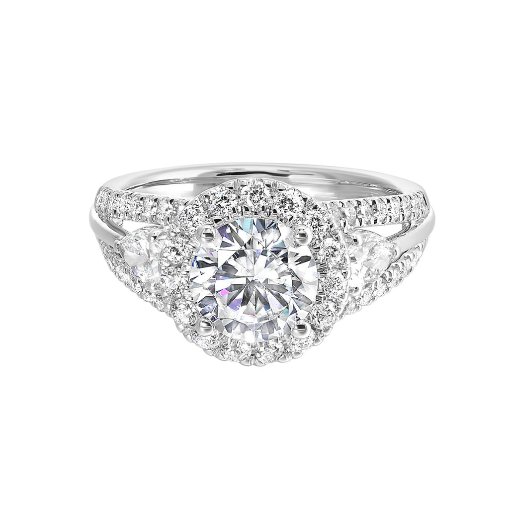 Eternal Sparkle Trio Semi-Mount Ring 1.16CTW