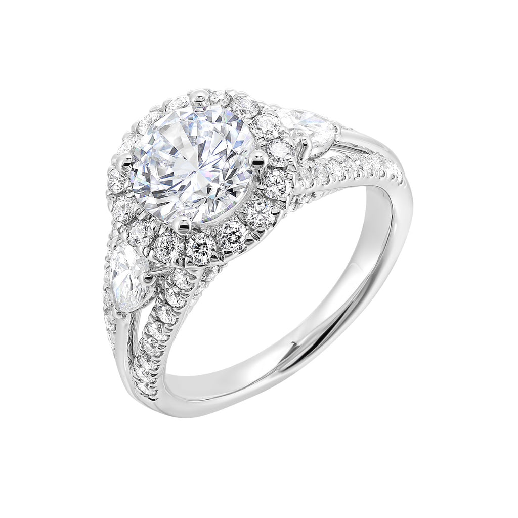 Eternal Sparkle Trio Semi-Mount Ring 1.16CTW