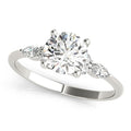 White Platinum 3 Stone Diamond Engagement Ring