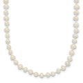 Peaches Nest 14k 3-4mm White Semi-Round Freshwater Cultured Pearl 16 inch Necklace