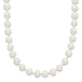 Dreamy 14k 4-5mm White Semi-Round Freshwater Cultured Pearl 12 inch Necklace