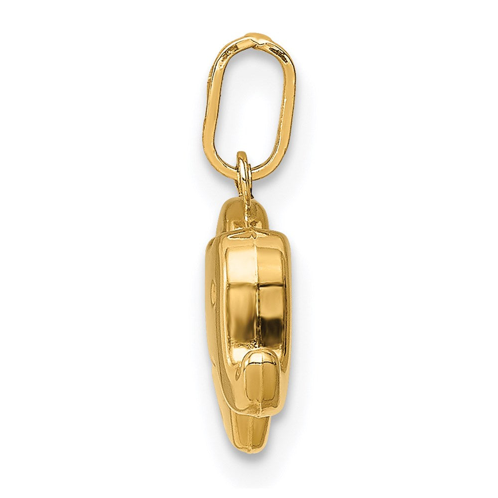 Radiant Wren 14k Polished Elephant Charm