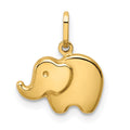 Radiant Wren 14k Polished Elephant Charm