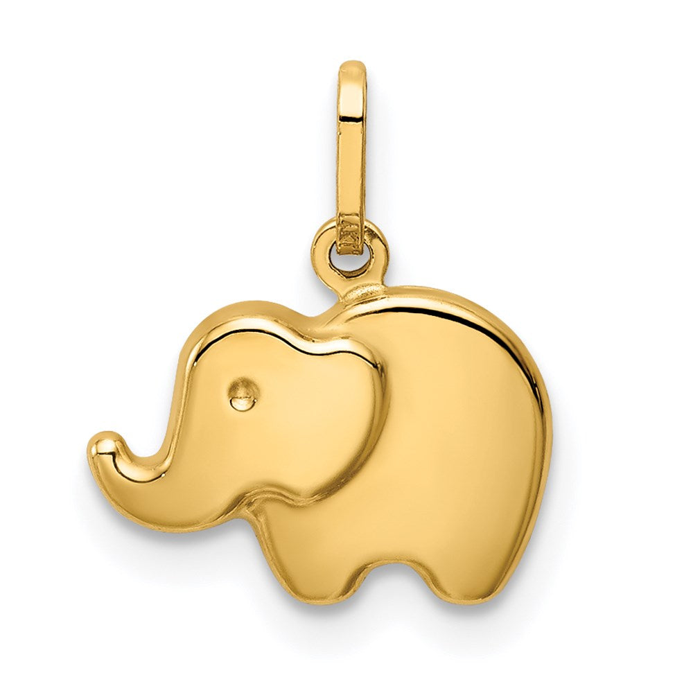 Radiant Wren 14k Polished Elephant Charm