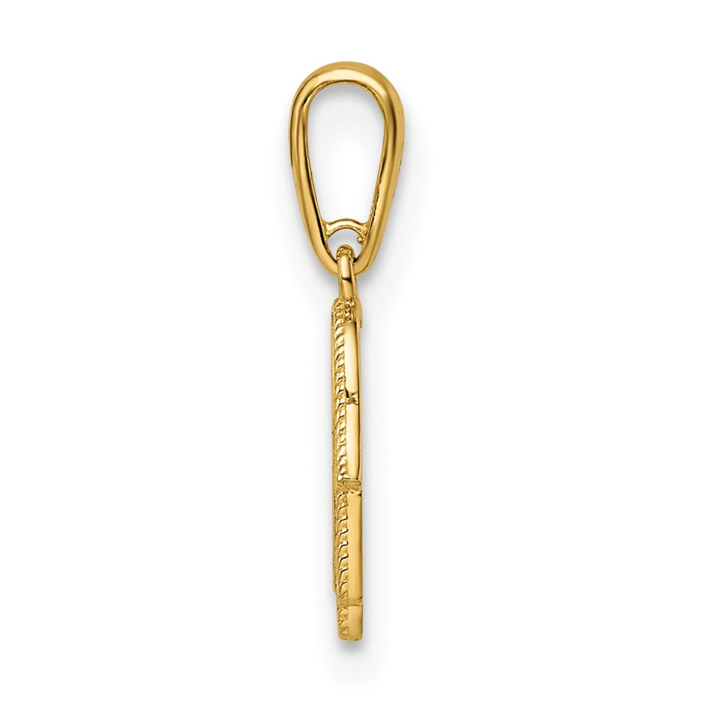 Clean Echo Regal Stream 14k Hamsa Pendant