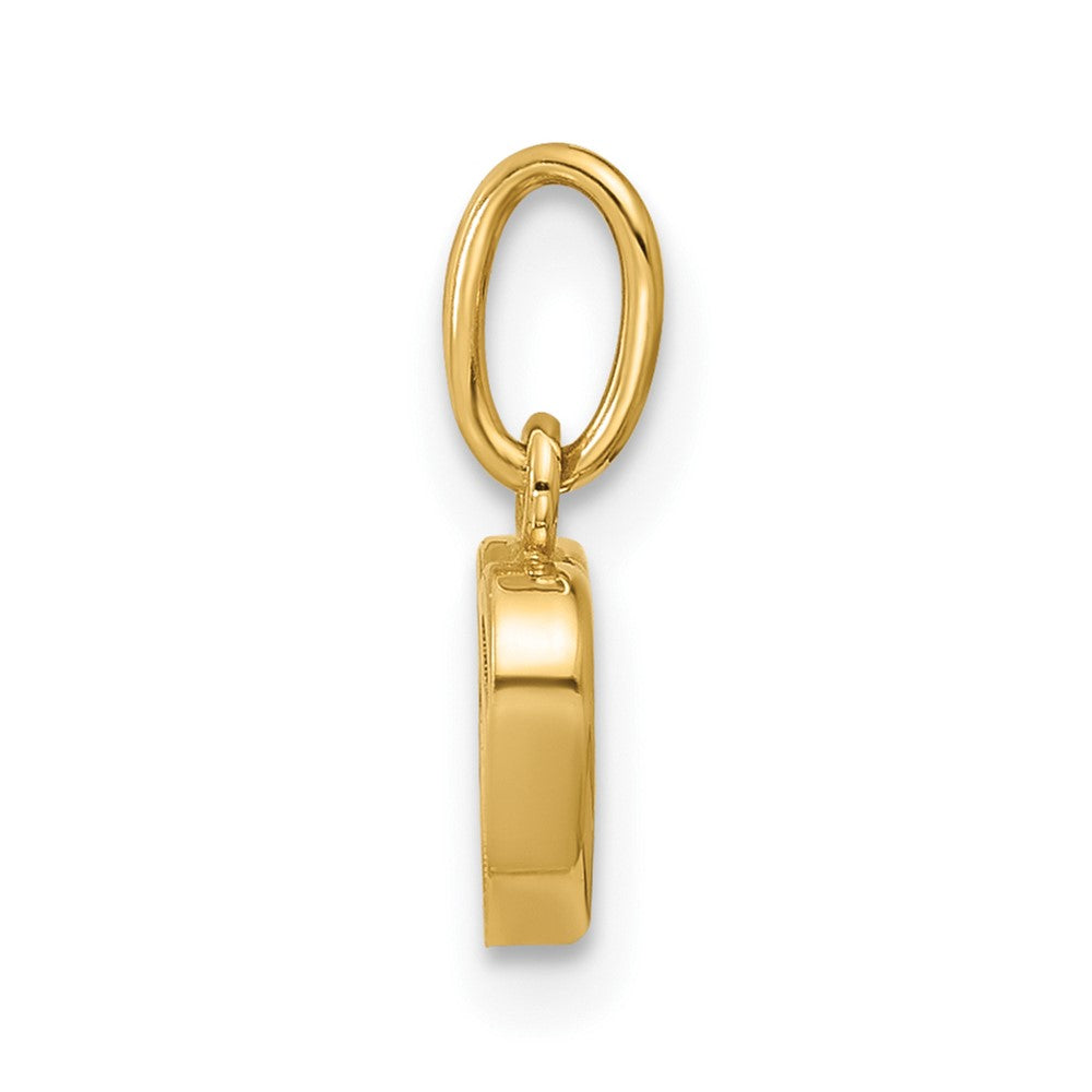 Refined Meadow 14K Polished Mother of Pearl Heart Pendant