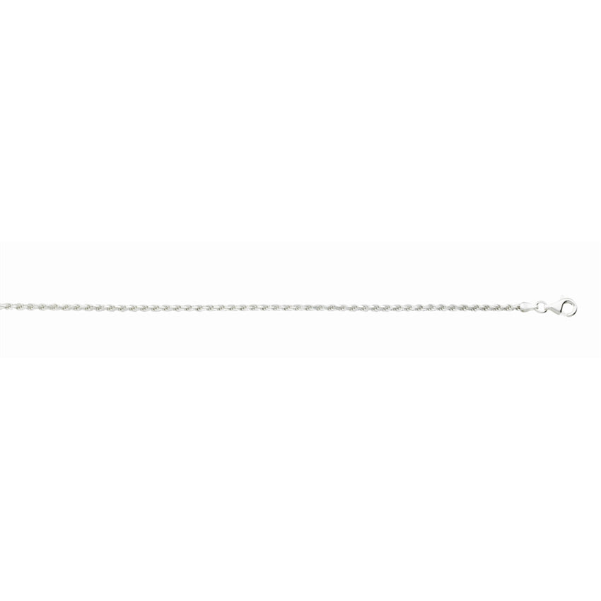 Sterling Silver 2.15mm 24" Rope Chain
