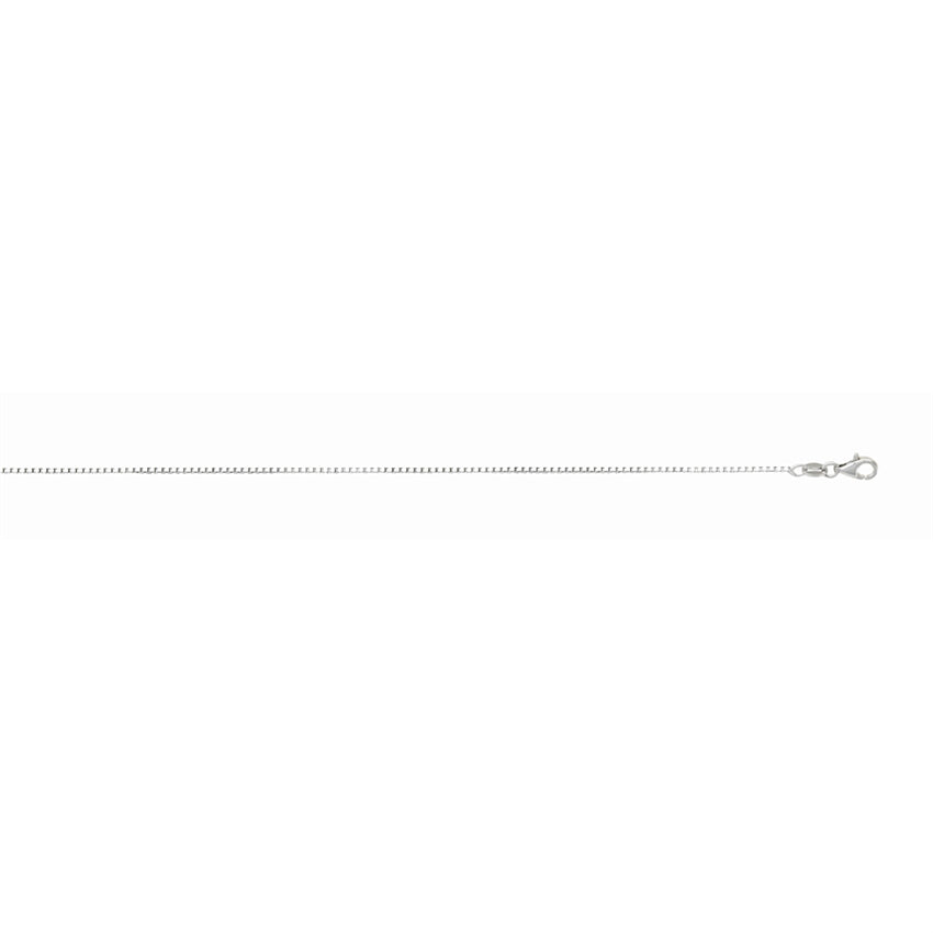 Sterling Silver 1.1mm 16" Box Chain