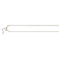 Sterling Silver 1.3mm 22" Adjustable Wheat Chain