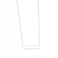 Sterling Silver Bar 18" Necklace
