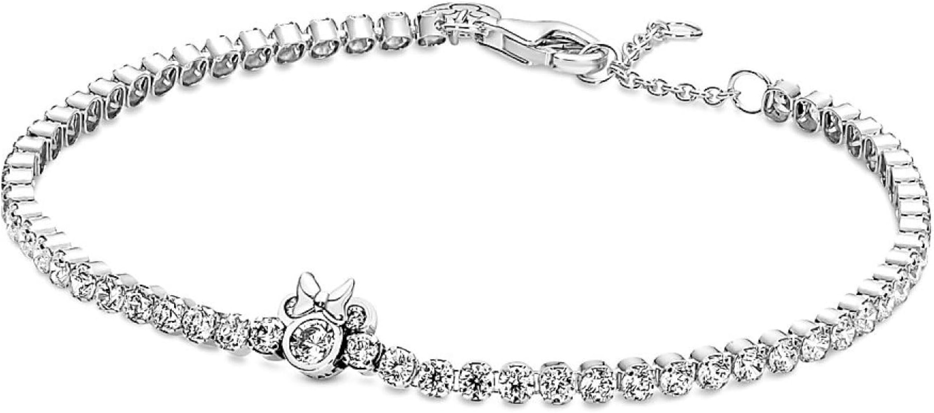 Disney, outlets Pandora Minnie Mouse Tennis Bracelet