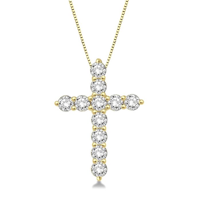Sterling Sier Affordable Luxury Style Cross Necklaces | Diamond cross  pendants, Gold cross necklace, Gold fashion