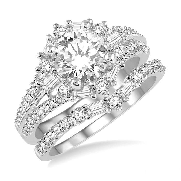 Shia: Rope Band Diamond Engagement Ring | Ken & Dana