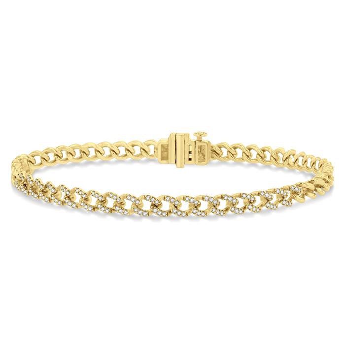 Curb & Cuban Diamond Bracelet | Dunkin's Diamonds