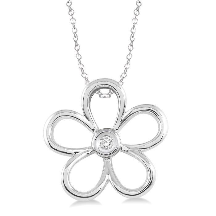 Gold and Silver Flower Necklace — Bernasconi Design