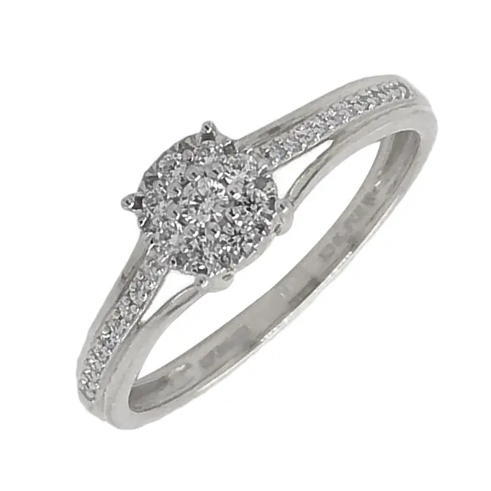 10kt white gold 2024 promise ring