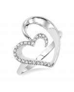 HEART DIAMOND RING