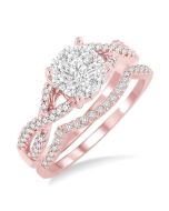 Shine Bright Bridal Diamond Wedding Set