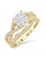 Shine Bright Bridal Diamond Wedding Set