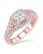 Semi-Mount Diamond Engagement Ring