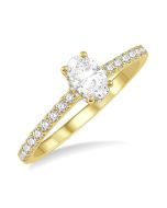 Oval Shape Diamond Engagement Ring