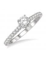 Semi-Mount Diamond Engagement Ring