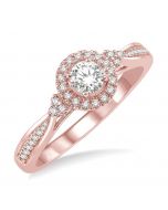 Semi-Mount Diamond Engagement Ring