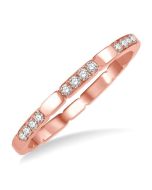 Stackable Diamond Wedding Band