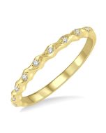 Stackable Diamond Wedding Band