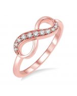 Infinity Shape Diamond Ring