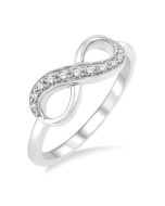 Infinity Shape Diamond Ring