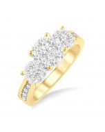 Past Present & Future Shine Bright Diamond Ring